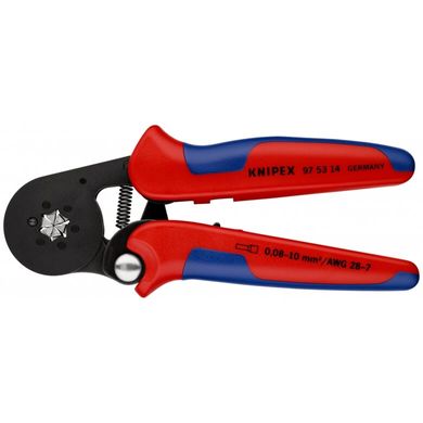 Pliers for crimping 0,08-10mm2 97 53 14 Knipex, hexagon, sleeve cable lug, 10
