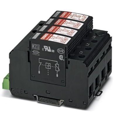 Type 2 surge protection device VAL-MS 400/3 + 0 / VF-FM / 32 2909828 Phoenix Contact