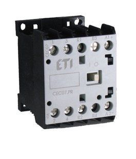 Контактор мініатюрний CEC 09.10-24V-50 / 60Hz (9A; 4kW; AC3) 4641062 ETI