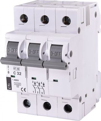 Автоматичний вимикач ST-68 3p C 32А (4,5 kA) 2185319 ETI