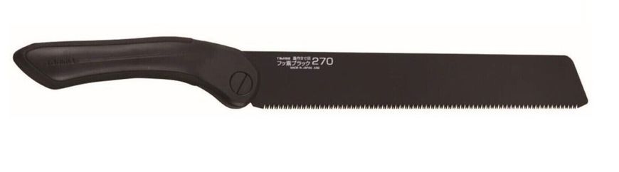 Ножовка прямая рукоятка JAPAN PULL G-Saw, фторопластов покрытие лезвия, полотно для чистого реза, 270mm GK-SS270Z9FB Tajima