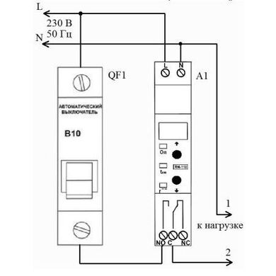 Реле контроля напряжения РН-118 NTRN11800 Новатек-Электро, 10, 1 ф.