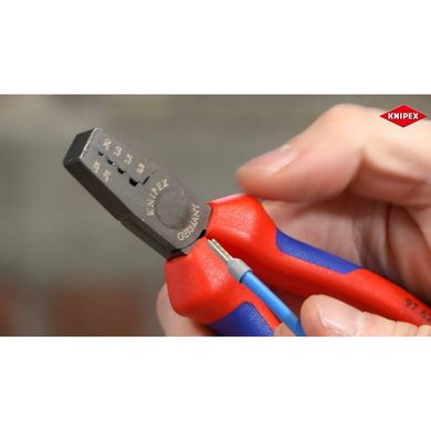 Pliers for crimping 0,5-2,5mm2 97 62 145 A Knipex, 3