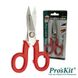 Scissors for cutting and stripping telephone and e-mail. DK-2047N Proskit cable