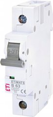 Автоматичний вимикач ETIMAT 6 1p B 63А (6 kA) 2111522 ETI