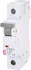 Автоматический выключатель ETIMAT 6 1p С 20А (6 kA) 2141517 ETI