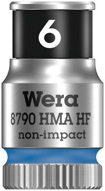 Головка торцева 6 гр. 1/4 "6 мм з фіксуючою функцією 8790 HMA HF Zyklop 05003721001 Wera