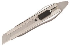 Нож сегментный Aluminist, 25мм, алюминиевый, автоматический фиксатор, задний цельный выступ AC720 Tajima