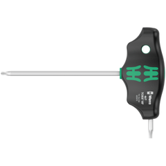 Hexagonal screwdriver with a transverse handle 467 TORX HF fixing function TX15 × 100mm 05023372001 Wera