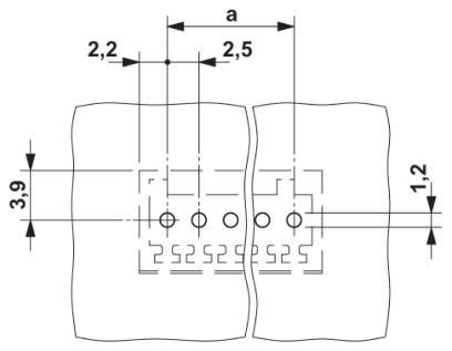 Connector PCB MCV 0,5 / 2-G-2,5 Phoenix Contact 1881558