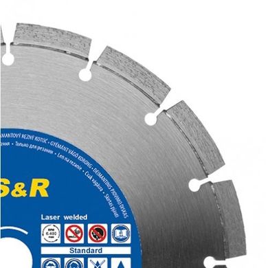 Disk diamond cutting segment the asphalt Standart 400 242465400 S & R