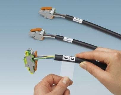 Label marker for cables WML 5 (25X10) A4 YE 0830690 Phoenix Contact