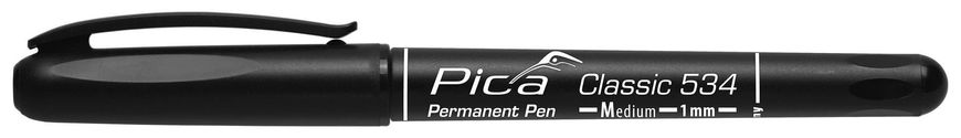 Маркер-ручка 1,0 мм круглый носик черный "M" 534/46 Pica