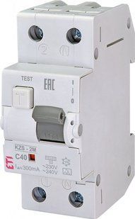 Diff. Auto Off. KZS-2M C 40 / 0.3 type A (10kA) 2173428ETI 2,173,428 ETI