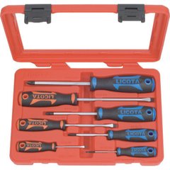 Professional Screwdriver Set Phillips and slotted 7 subjects ASD-500K1 Licota