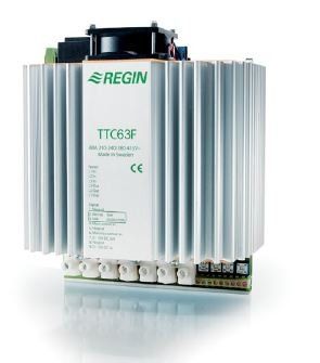 Triac temperature controller 3-phase mounting DIN-rail at 230V 63A AC / 415V TTC63F Regin