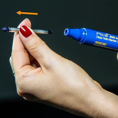 Маркер з довгим носиком Pica BIG Ink Smart-Use Marker XL, синій, 170/41