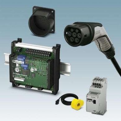 Комплект зарядки для электромобиля для самостоятельной сборки EV-SET-T2AC-BAS-RCM1-20AC5MES 1628077 Phoenix Contact