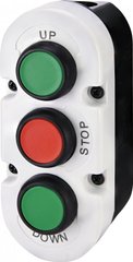 Push-button station 3-unit. ESE3-V7 ( "UP / STOP / DOWN", green / red / green) 4771445 ETI