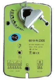Drive valve performance smoke and flame retardant valve 24V AC / DC 6010N-24-S PHC