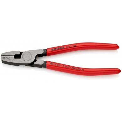 Pliers for crimping 0,5-6mm2 97 81 180 Knipex, 6