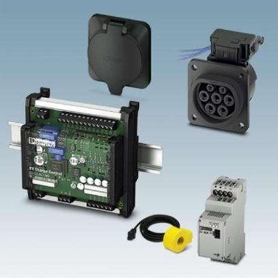 Комплект зарядки для электромобиля для самостоятельной сборки EV-SET-T2AC-BAS-RCM1-20ASE12 1628080 Phoenix Contact