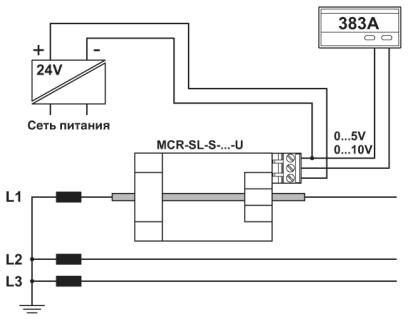 Вимірювальний перетворювач змінного струму MCR-SL-S-100-U 2813457 Phoenix Contact