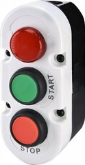 Push-button station 3-unit. ESE3-V8 ( "START / STOP" to the lamps. LED240V AC, the red / green / red) 4771446 ETI