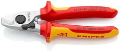 Ножницы для резки кабелей с раскрывающей пружиной VDE 95 26 165 KNIPEX
