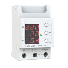 multifunction voltage relay with thermal protection 32A MF32 Zubr, 32, 1 ф.