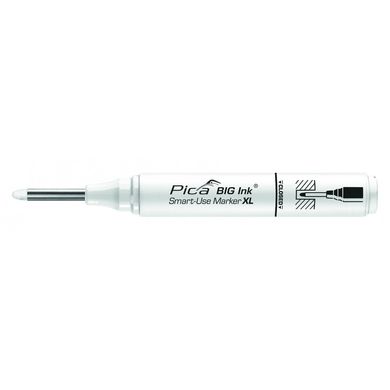 Marker with a long nose Pica BIG Ink Smart-Use Marker XL, white, 170/52