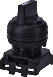 Перемикач поворотний. EGS3-NN-C (3-х поз., З фікс. 1-0-2, 45 &deg;, чорний) 4771342 ETI