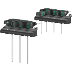 Set of screwdrivers TORX with a transverse handle 467/7 HF Set 1 function fixing 05023452001 Wera