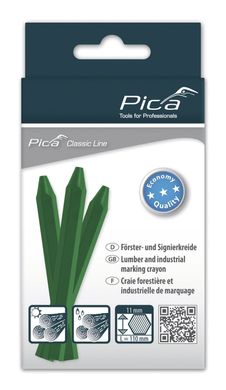 Мел промышленный на восковой-меловой основе Pica Classic ECO, зеленый 591/36 Pica