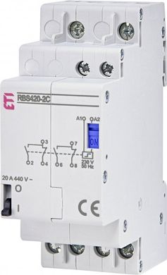 Контактор імпульсний RBS 420-2С 230V AC 20A (2перекідн., AC1) 2464139 ETI