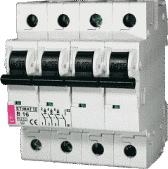 Автоматичний вимикач ETIMAT 10 3p + N B 80A (20kA) 2126731 ETI