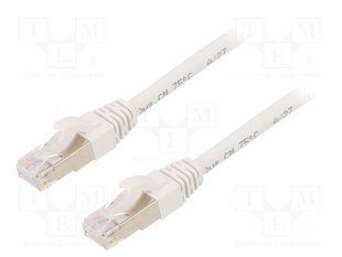 Патчкорд білий 1м екран ETHERLINE LAN Cat.6A 24441408 LAPP