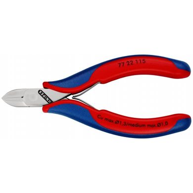 Side cutting pliers for electronics 77 22 115 KNIPEX