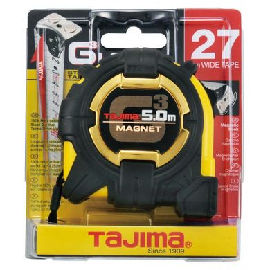 Construction tape, impact resistant, extra tape, G3 LOCK 27, 5m × 27mm G3M750MW Tajima