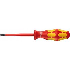 Phillips screwdriver isolated with a narrowed working end 162 Phillips iS PH1 × 80mm 05006450001 Wera
