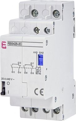 Контактор імпульсний RBS 425-2С 230V AC 25A (2перекідн., AC1) 2464140 ETI