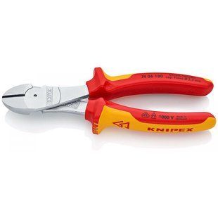 Кусачки бічні особливої потужності 180 мм VDE 74 06 180 KNIPEX