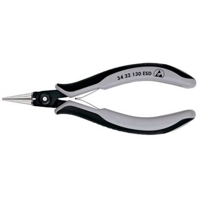 Gripping pliers precision electronics antistatic, 135 mm 34 32 130 ESD Knipex