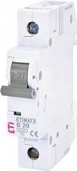 Автоматичний вимикач ETIMAT 6 1p B 20А (6 kA) 2111517 ETI