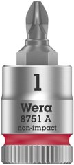 Head face 1/4 "with insert PH1 8751 A Zyklop 05003350001 Wera
