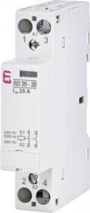 Contactor RD 20-20 (230V AC / DC) (AC1) 2464004 ETI