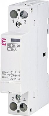 Contactor RD 20-20 (230V AC / DC) (AC1) 2464004 ETI
