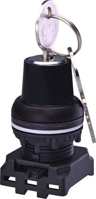 Switch rotary EGK2-XY90-C (2-pos., With a fix. Key, 0-1, 90 °, black) 4771371 ETI
