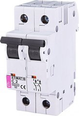 Автоматический выключатель ETIMAT 10 2p C 2А (10 kA) 2133708 ETI