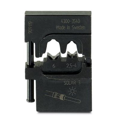 Matrix CRIMPFOX-M SR 6-1 / DIE solar connectors SOLARLOK 1212471 Phoenix Contact, tetrahedron, for solar connectors MC3, 6